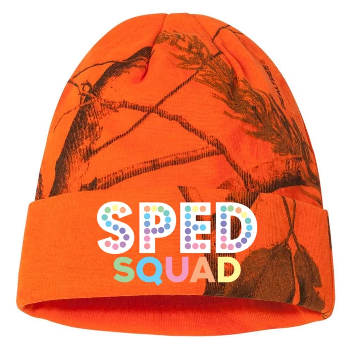 Sped Squad Special Education Teacher Meaningful Gift Kati - 12in Camo Beanie