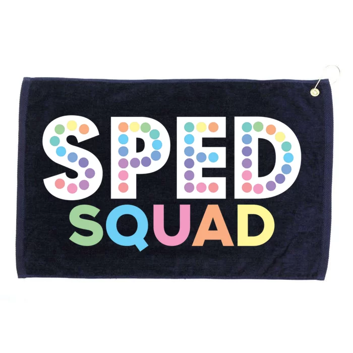 Sped Squad Special Education Teacher Meaningful Gift Grommeted Golf Towel