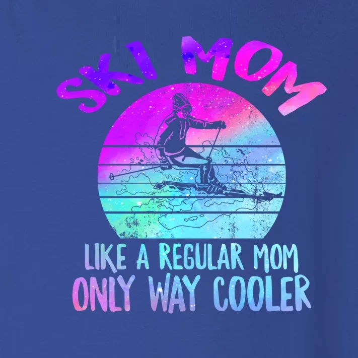 Ski Snowboard Skiing Mom Snowboarder Mountain Skier Mother Gift Toddler Long Sleeve Shirt