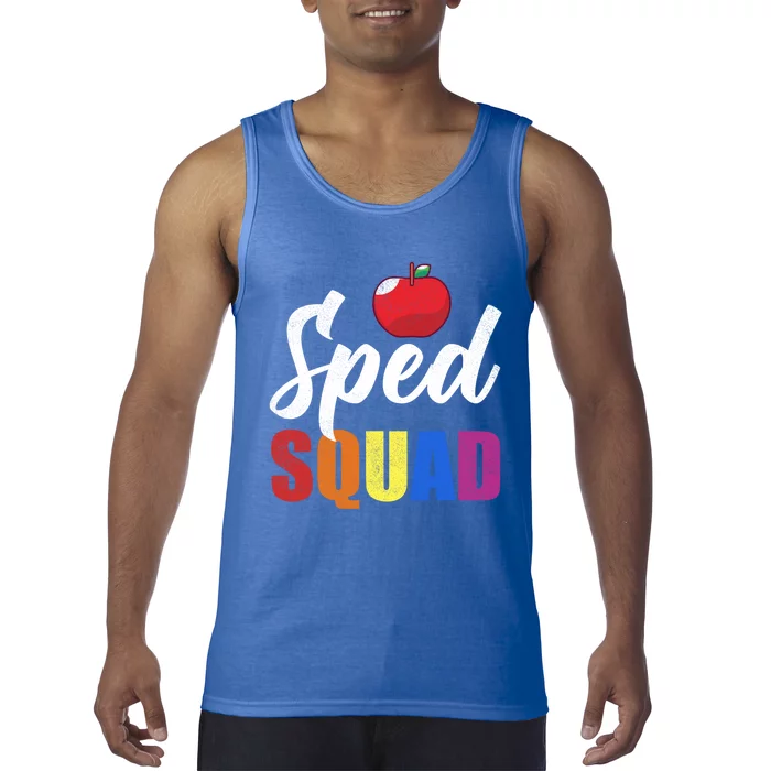 Sped Squad Sped Ed Teacher Special Education Teacher Gift Tank Top