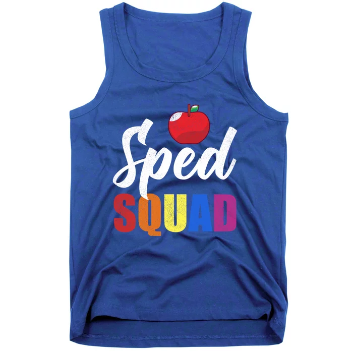 Sped Squad Sped Ed Teacher Special Education Teacher Gift Tank Top