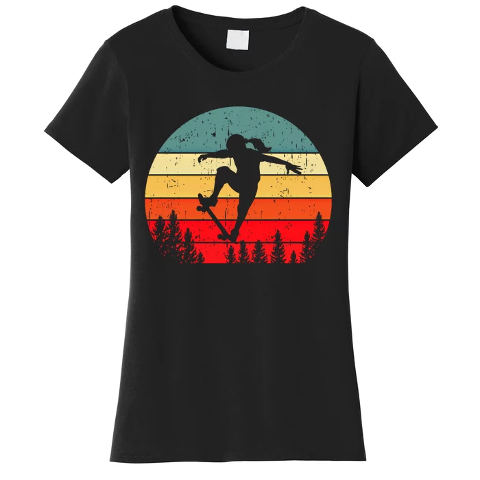 Skater Skateboarder Skateboarding Gift Women's T-Shirt