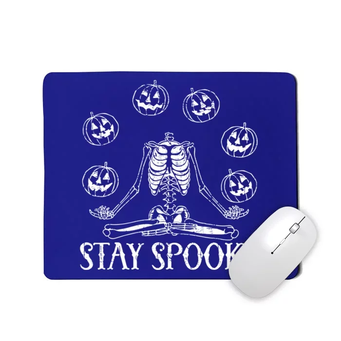 Stay Spooky Skeleton Meaningful Gift Trick Treat Halloween Skull Hand Funny Gift Mousepad