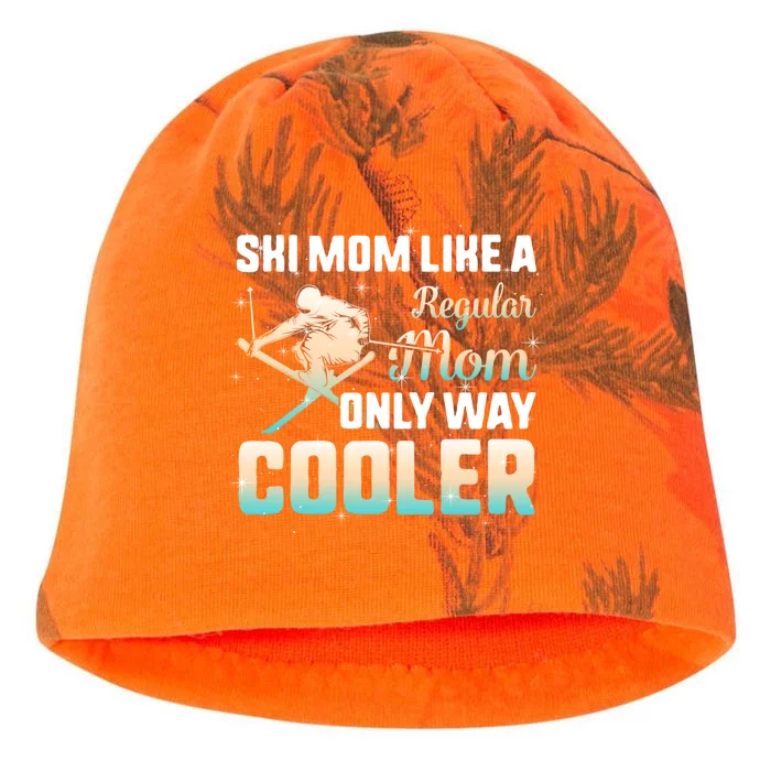 Ski Snowboard Skiing Mom Snowboarder Mountain Skier Mother Gift Kati - Camo Knit Beanie