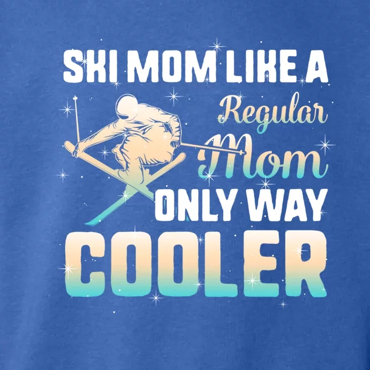 Ski Snowboard Skiing Mom Snowboarder Mountain Skier Mother Gift Toddler Hoodie