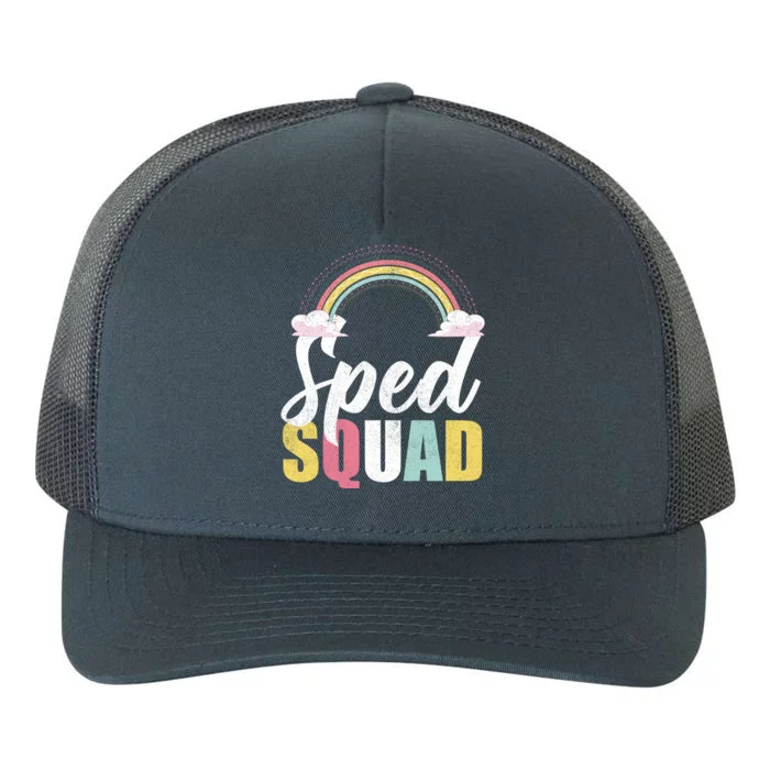 Sped Squad Sped Teacher Rainbow Special Education Teacher Gift Yupoong Adult 5-Panel Trucker Hat