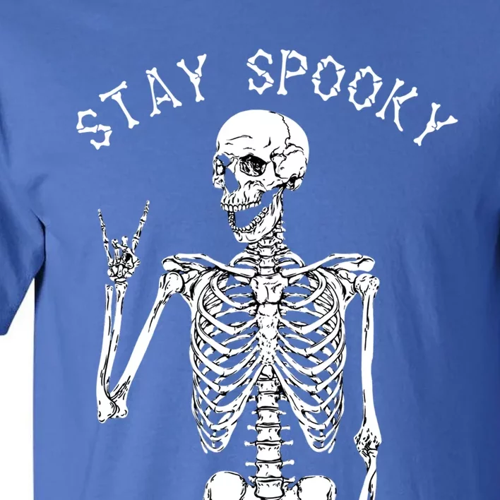 Stay Spooky Skeleton Great Gift Trick Treat Halloween Skull Hand Gift Tall T-Shirt