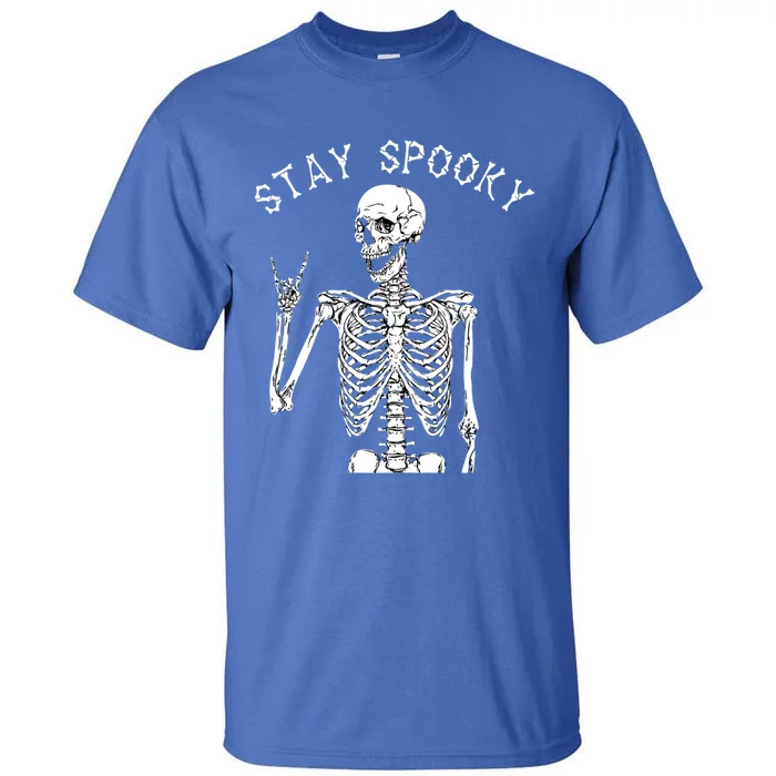 Stay Spooky Skeleton Great Gift Trick Treat Halloween Skull Hand Gift Tall T-Shirt