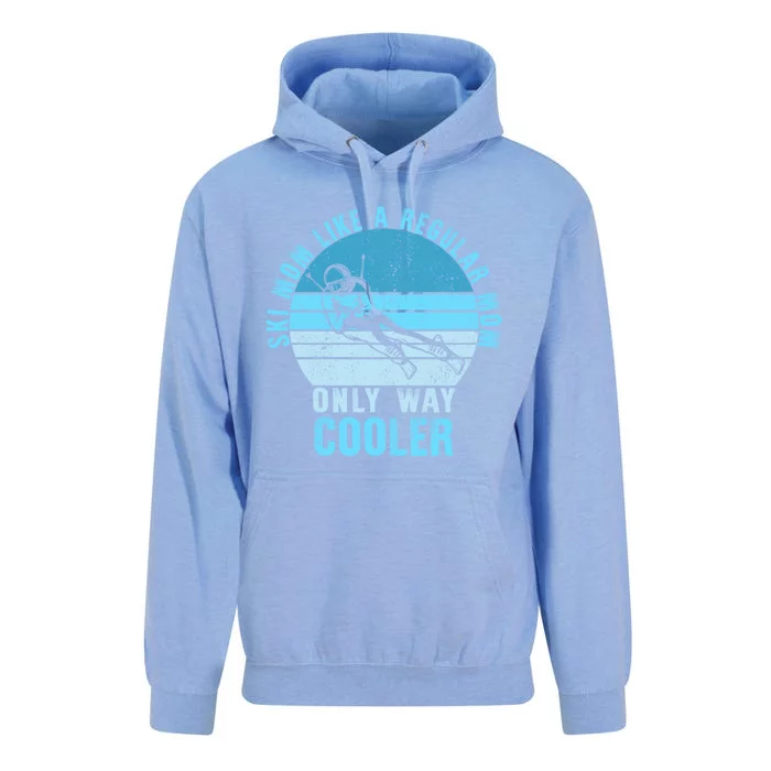 Ski Snowboard Skiing Mom Snowboarder Mountain Skier Mother Gift Unisex Surf Hoodie