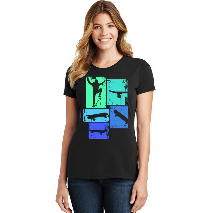 Skater Skateboarder Skateboard Gift Women's T-Shirt