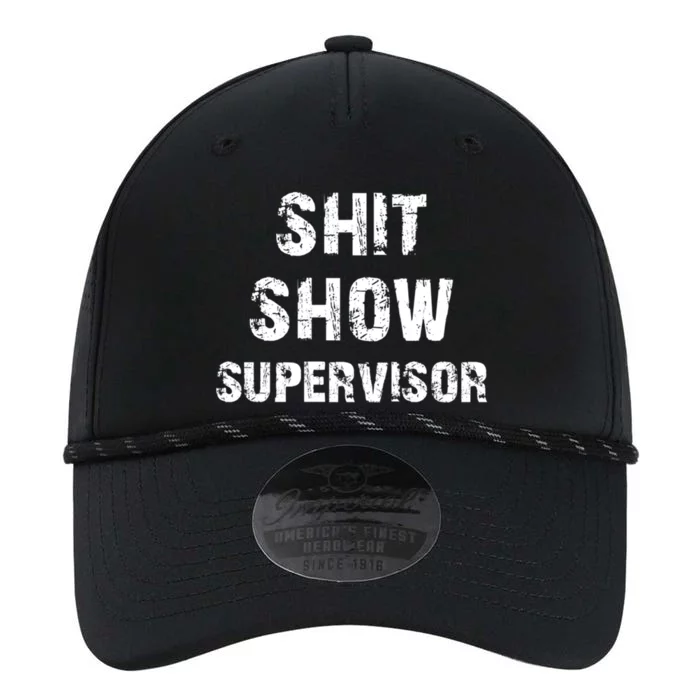 Shit Show Supervisor Funny Boss Ager Teacher Mother Mom Meaningful Gift Performance The Dyno Cap