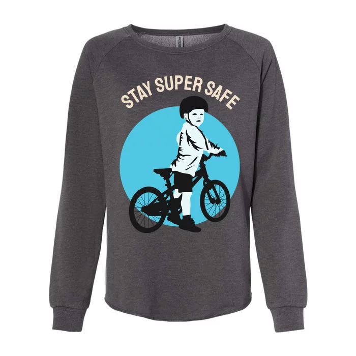 Stay Super Safe Womens California Wash Sweatshirt