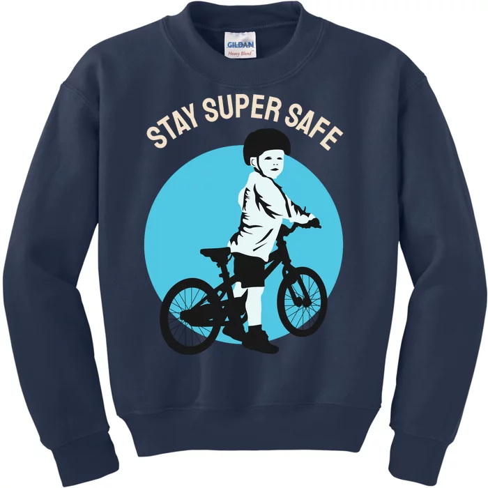 Stay Super Safe Kids Sweatshirt