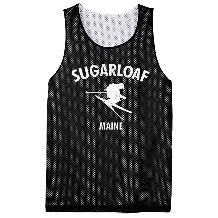 Sugarloaf Skiing Ski Maine Gift Mesh Reversible Basketball Jersey Tank