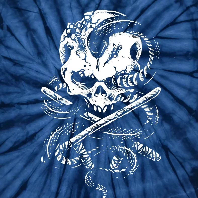 Skull Snake Tie-Dye T-Shirt