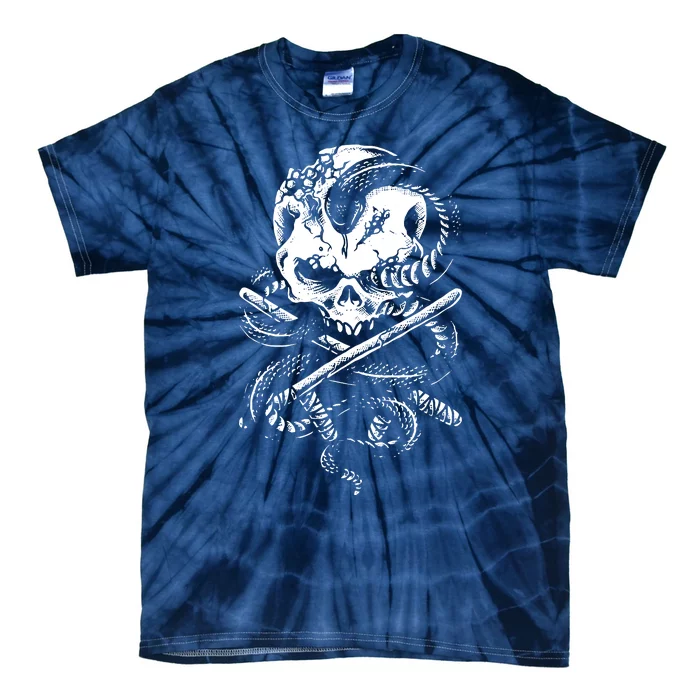 Skull Snake Tie-Dye T-Shirt