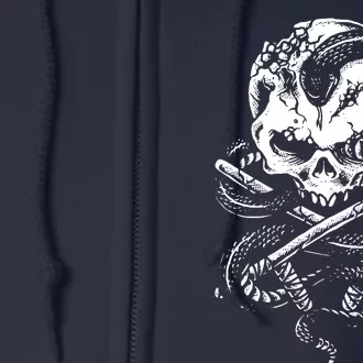 Skull Snake Full Zip Hoodie