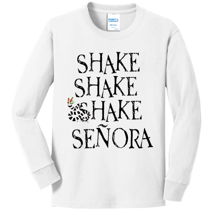 S.H.A.K.E S.H.A.K.E S.H.A.K.E Senora Kids Long Sleeve Shirt