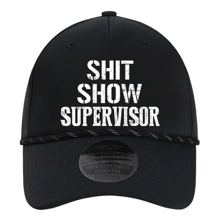 Shit Show Supervisor Funny Mom Boss Ager Teacher Gift Performance The Dyno Cap