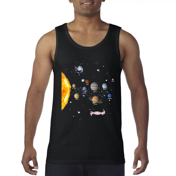 Solar System STEM Kids Realistic Space Tank Top