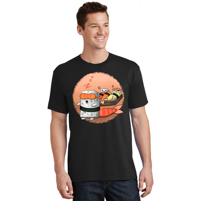 Sushi Sleeping T-Shirt