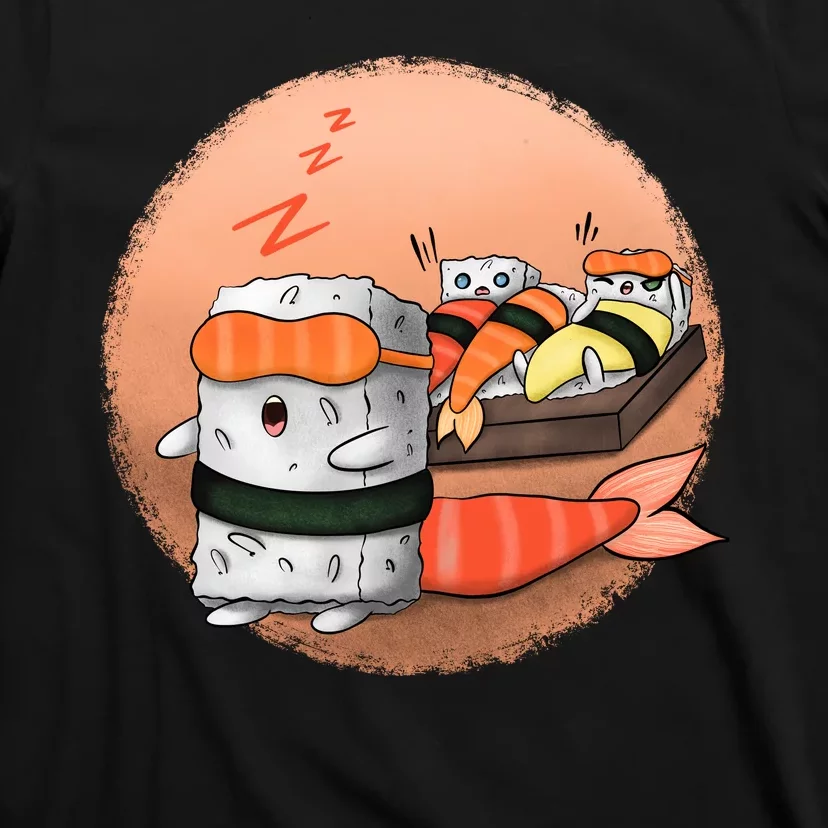 Sushi Sleeping T-Shirt