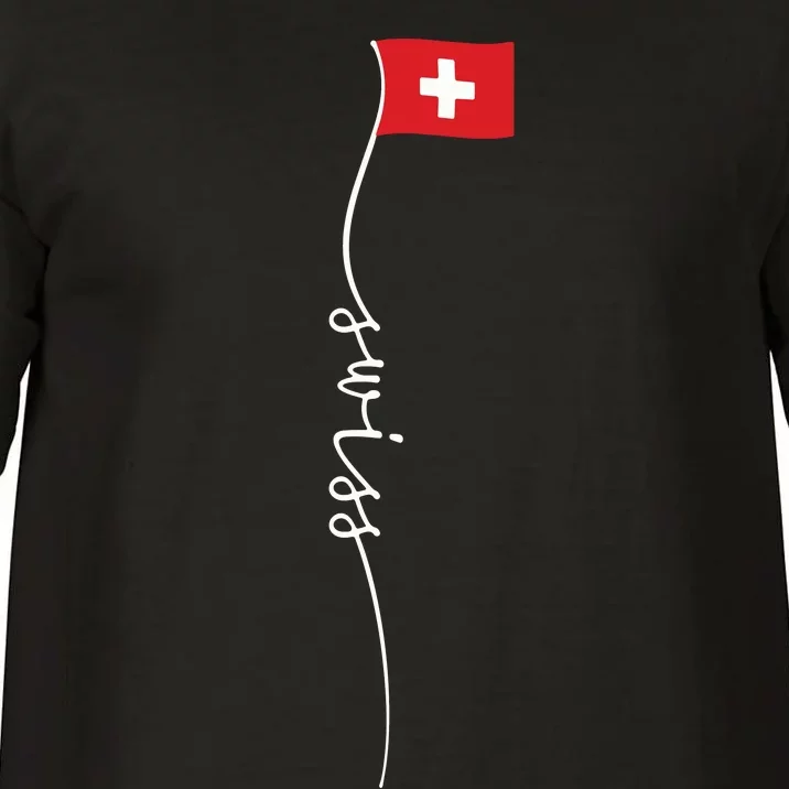 Switzerland Signature Swiss Flag Comfort Colors T-Shirt