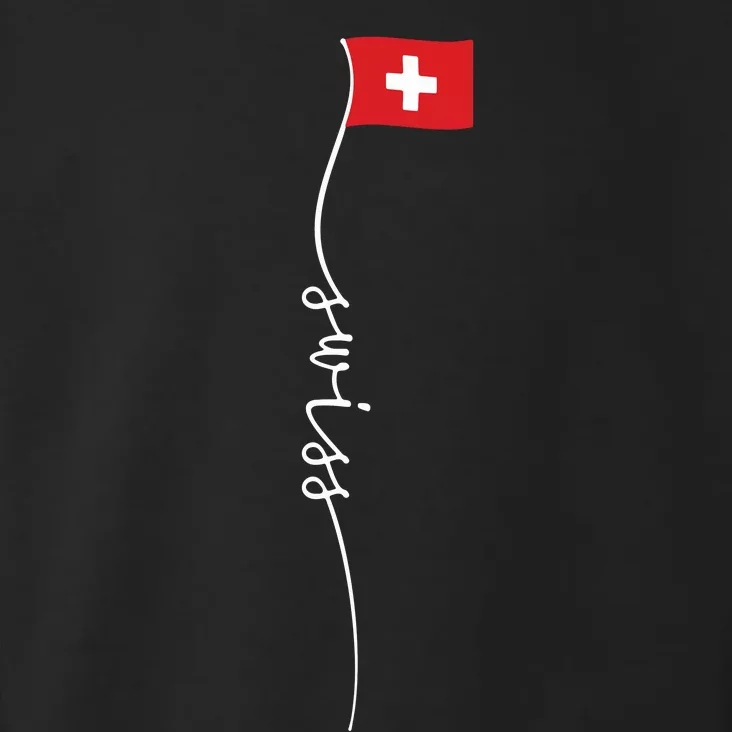 Switzerland Signature Swiss Flag Toddler Hoodie