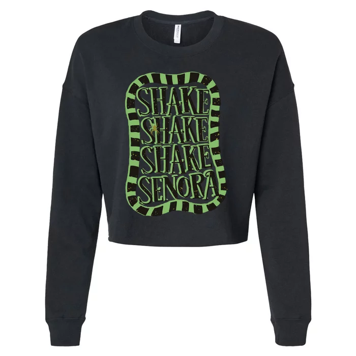 S.H.A.K.E S.H.A.K.E S.H.A.K.E Senora Cropped Pullover Crew