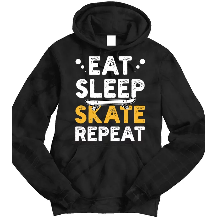 Skateboarding Skateboarder Skateboard Gift Tie Dye Hoodie