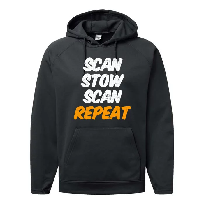 Scan Stow Scan Repeat Performance Fleece Hoodie