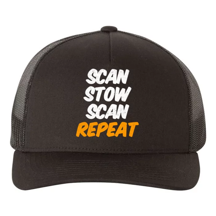 Scan Stow Scan Repeat Yupoong Adult 5-Panel Trucker Hat