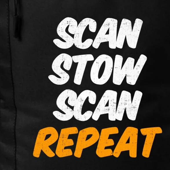 Scan Stow Scan Repeat Daily Commute Backpack