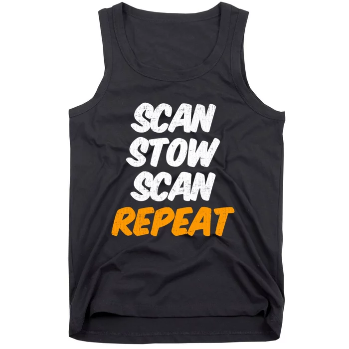 Scan Stow Scan Repeat Tank Top