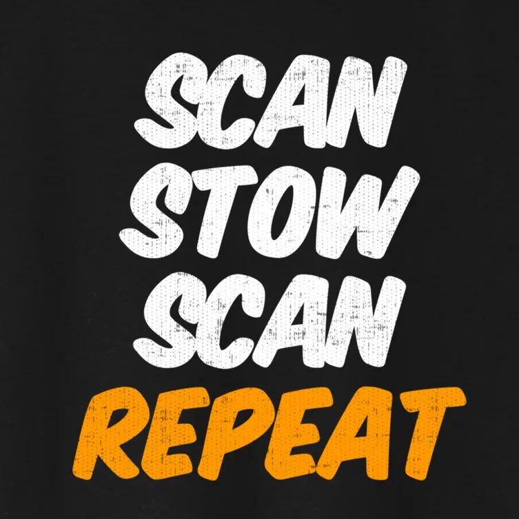 Scan Stow Scan Repeat Women's Crop Top Tee