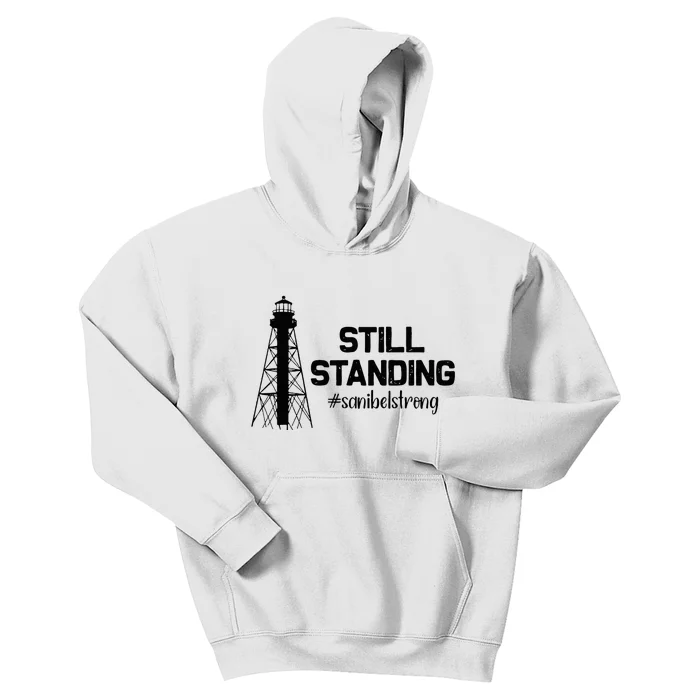 Still Standing Sanibel Strong Florida Hurricane Relief Kids Hoodie