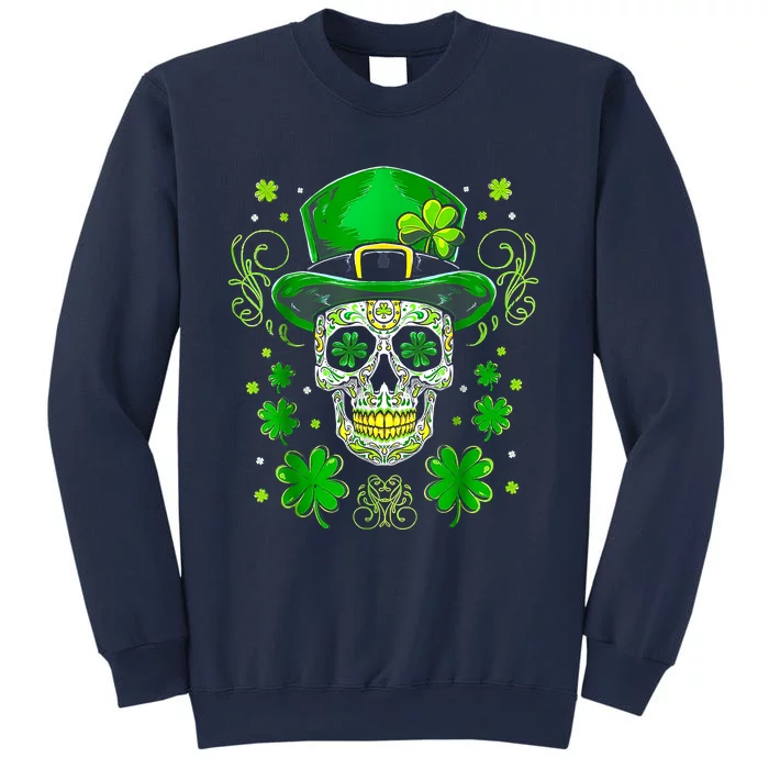 Sugar Skull Saint Patricks Day Of Dead Sweatshirt