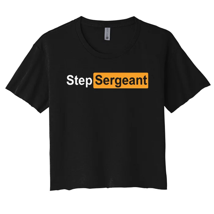 Step Sergeant Women's Crop Top Tee