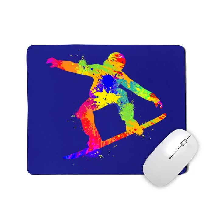 Snowboard Snowboarder Snowboarding Cool Gift Mousepad