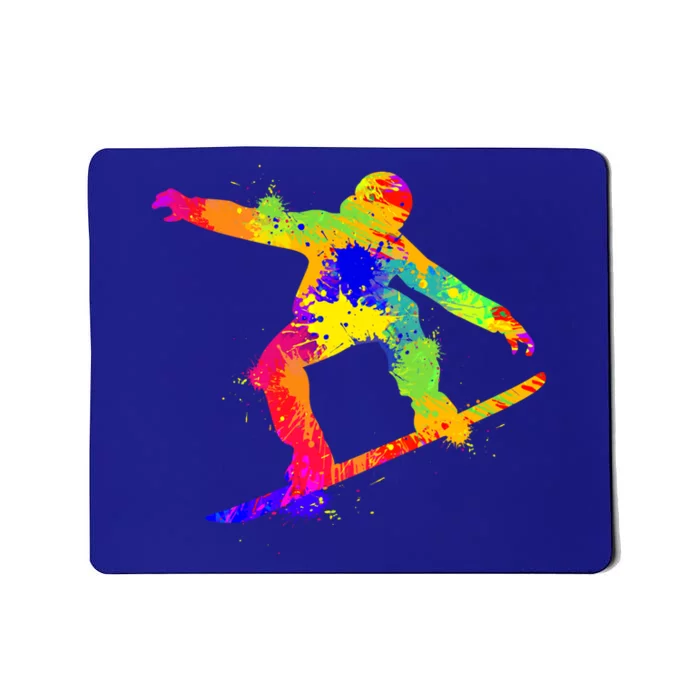 Snowboard Snowboarder Snowboarding Cool Gift Mousepad