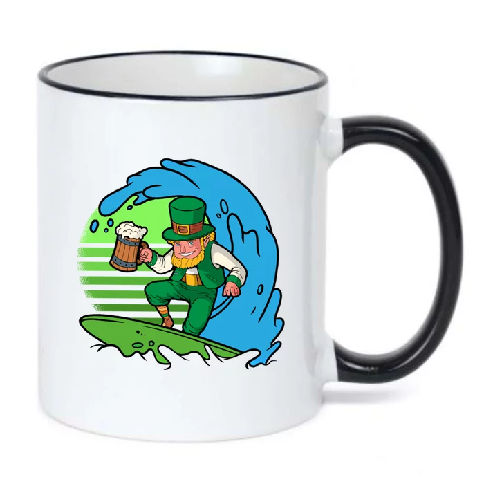 Summer Surfing St Patricks Gift Black Color Changing Mug