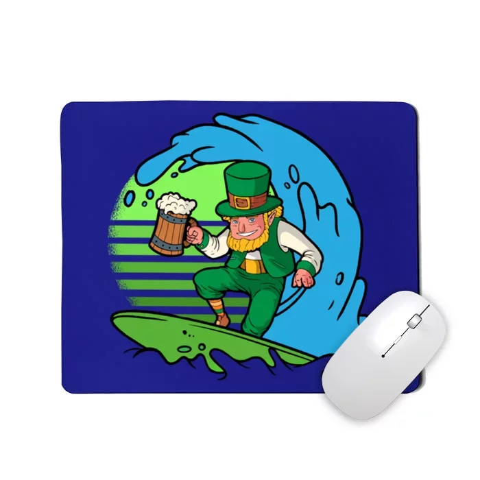 Summer Surfing St Patricks Gift Mousepad