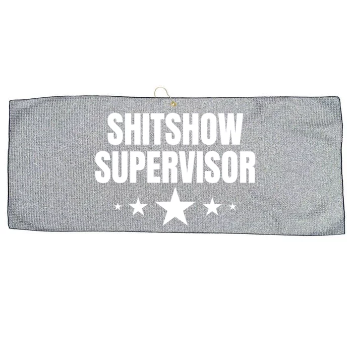 ShitShow Supervisor Large Microfiber Waffle Golf Towel