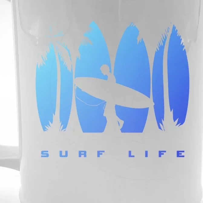 Surfing Surfer Surf Gift Front & Back Beer Stein