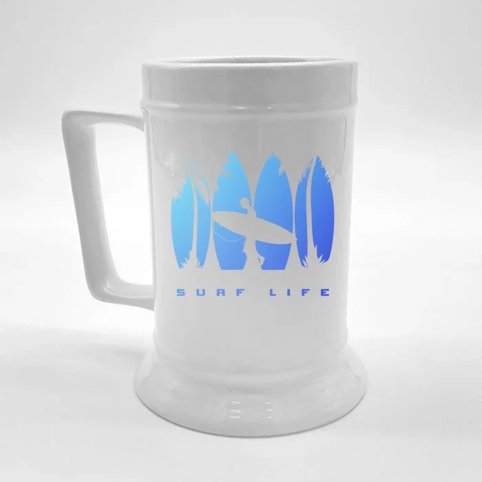 Surfing Surfer Surf Gift Front & Back Beer Stein