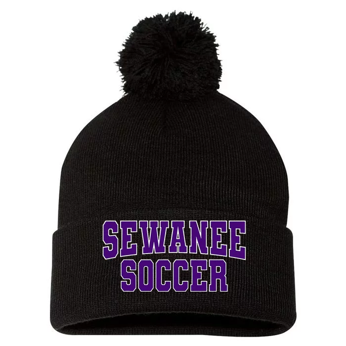 Sewanee Soccer Pom Pom 12in Knit Beanie