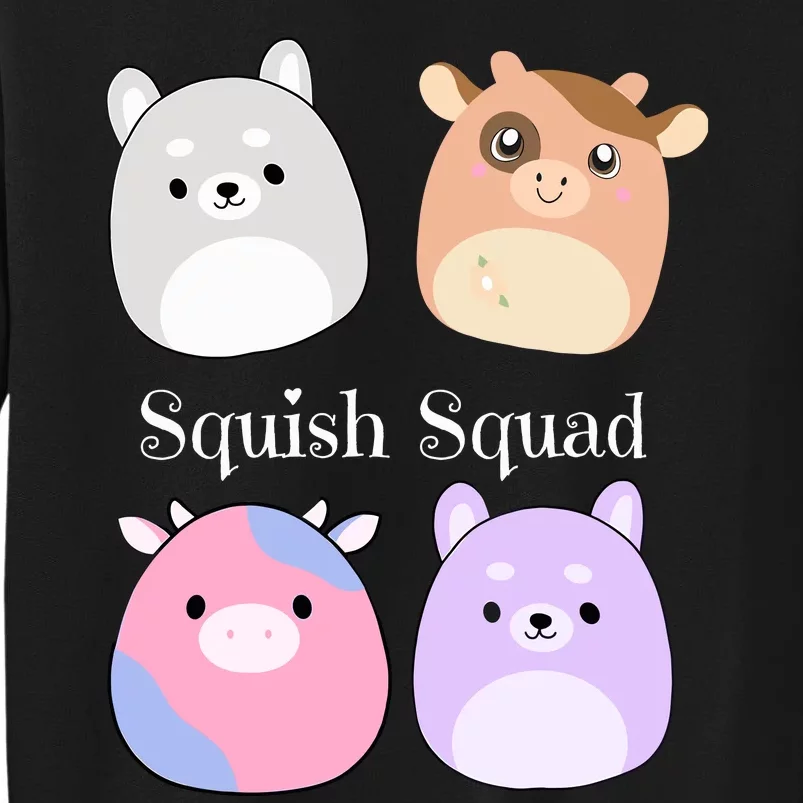 Squish Squad Stuffed Animal Mallow Plush Collector Soft Toy Tacocat Funny Cat Sweatshirt