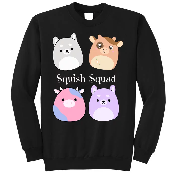 Squish Squad Stuffed Animal Mallow Plush Collector Soft Toy Tacocat Funny Cat Sweatshirt