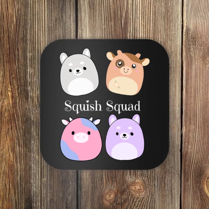 Squish Squad Stuffed Animal Mallow Plush Collector Soft Toy Tacocat Funny Cat Coaster