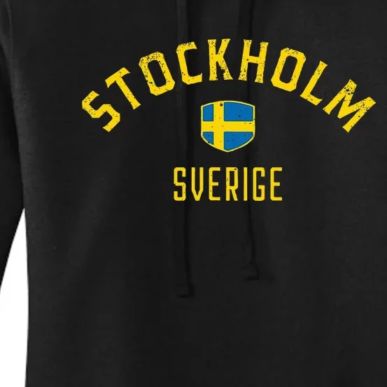 Stockholm Sweden Stockholm Sverige Women's Pullover Hoodie